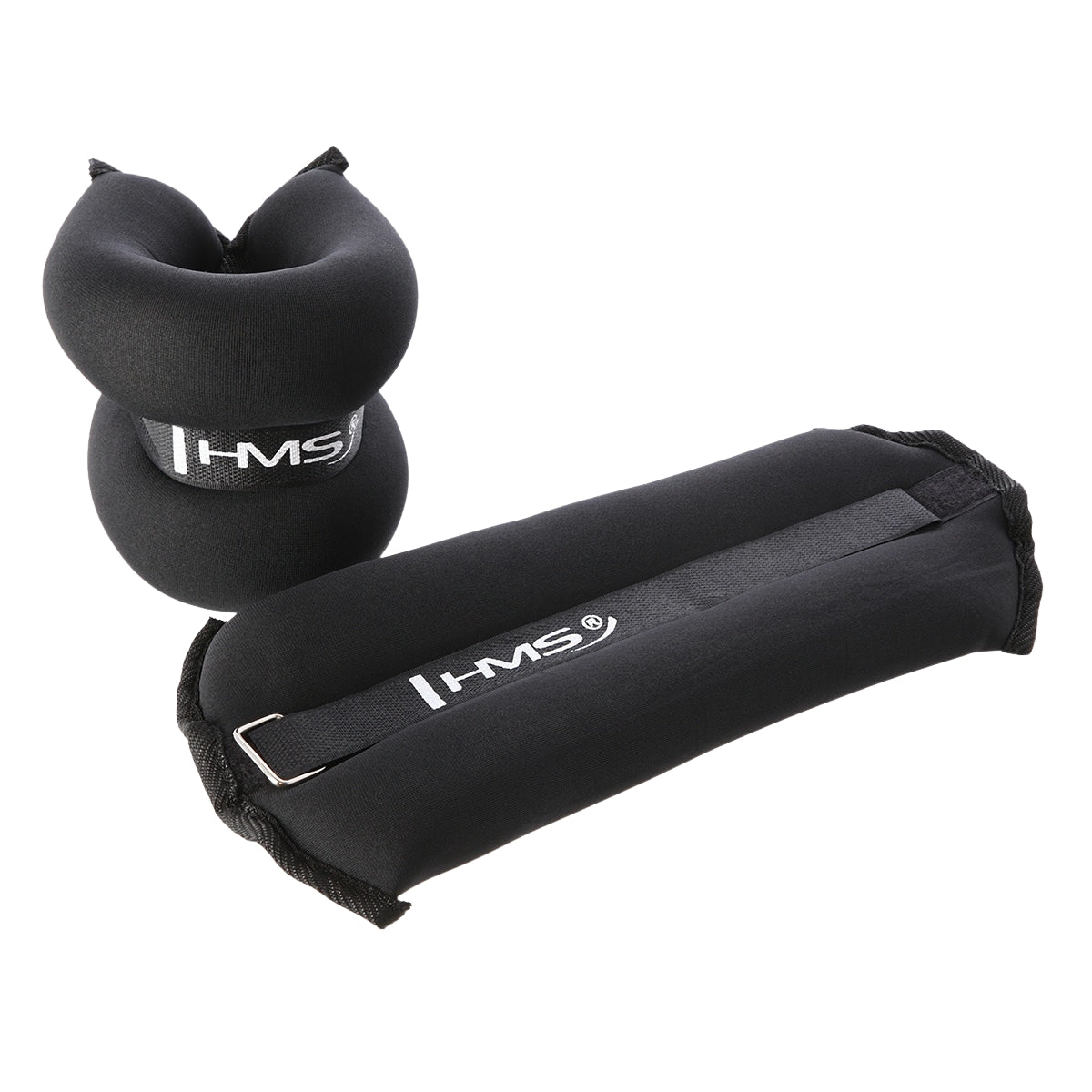 Black Ankle & Wrist Weights, 2 x 3 kg