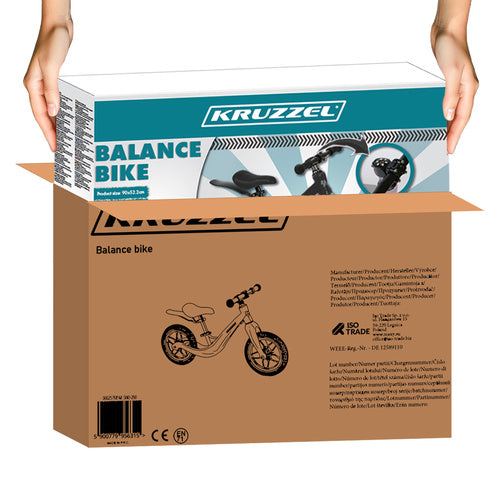 Black Balance Bike for Kids – Lightweight, Durable