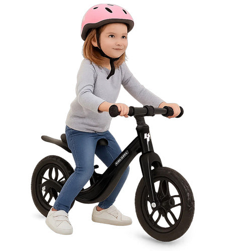 Black Balance Bike for Kids – Lightweight, Durable
