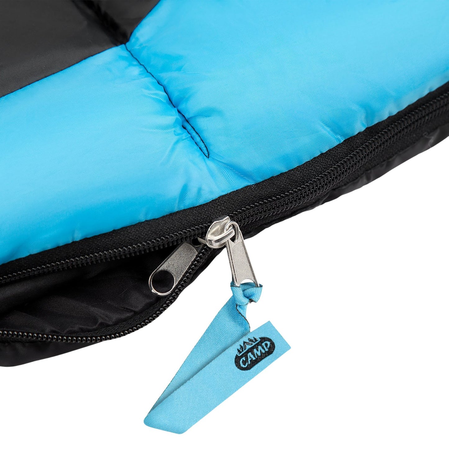 Black-Blue Sleeping Bag, Lightweight, Compact