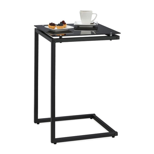 Black C-Form Side Table