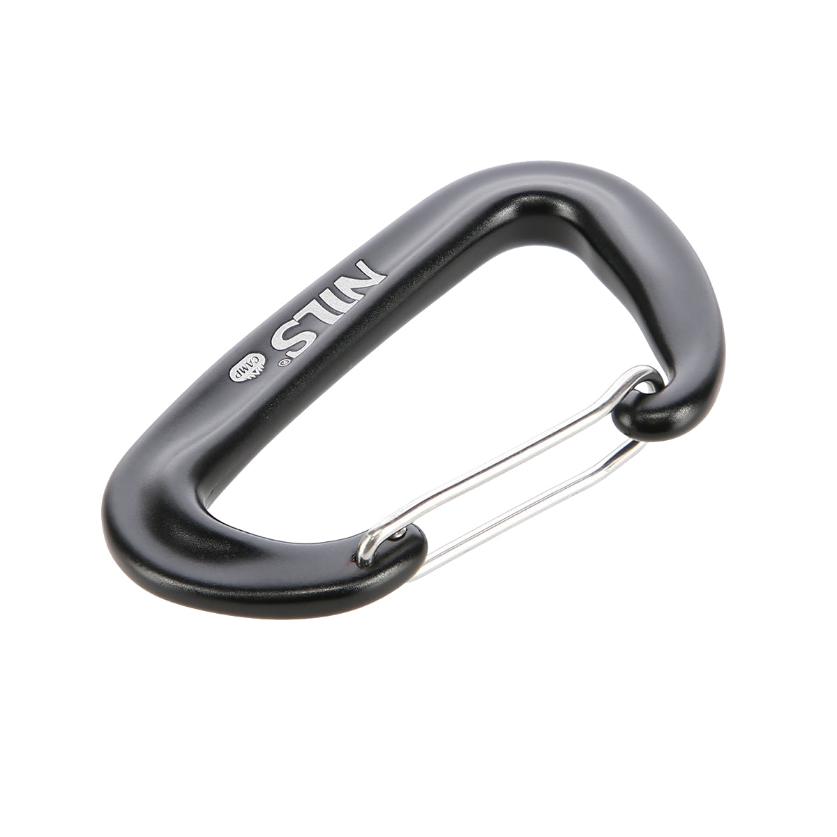Black Carabiner 12KN, Lightweight, Durable