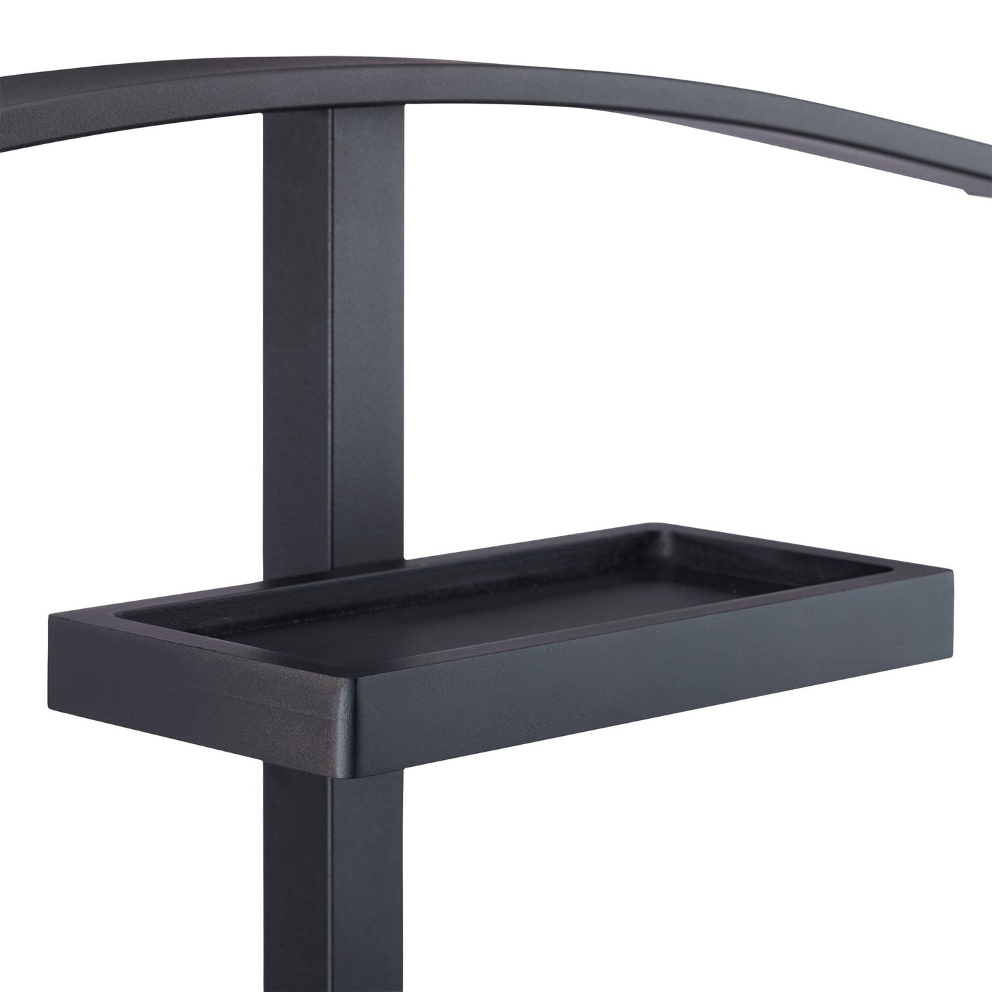 Black Clothes Valet Stand