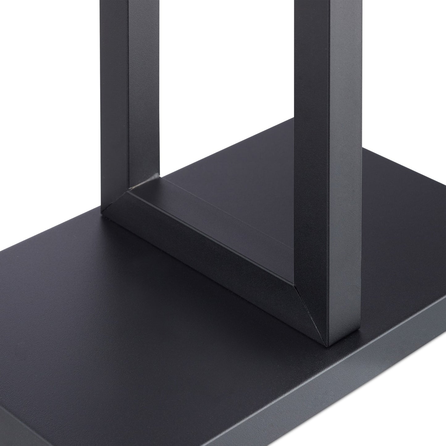 Black Clothes Valet Stand