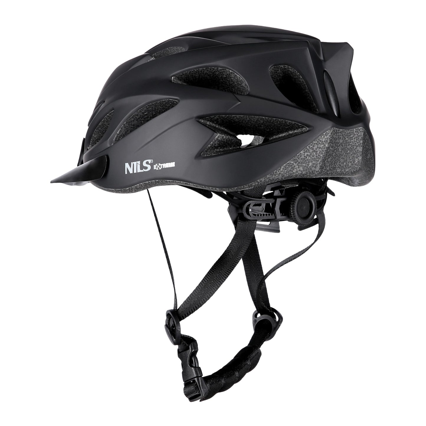 Black Cycling Helmet, Size L (55-61cm)
