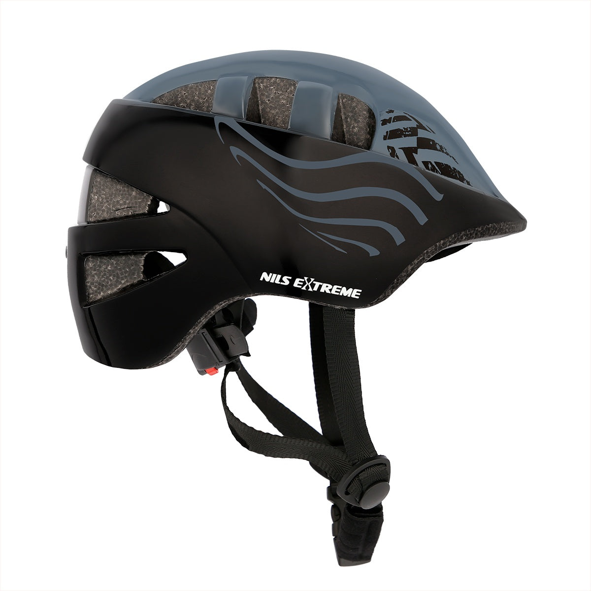 Black Cycling Helmet, Size S (52-56cm)