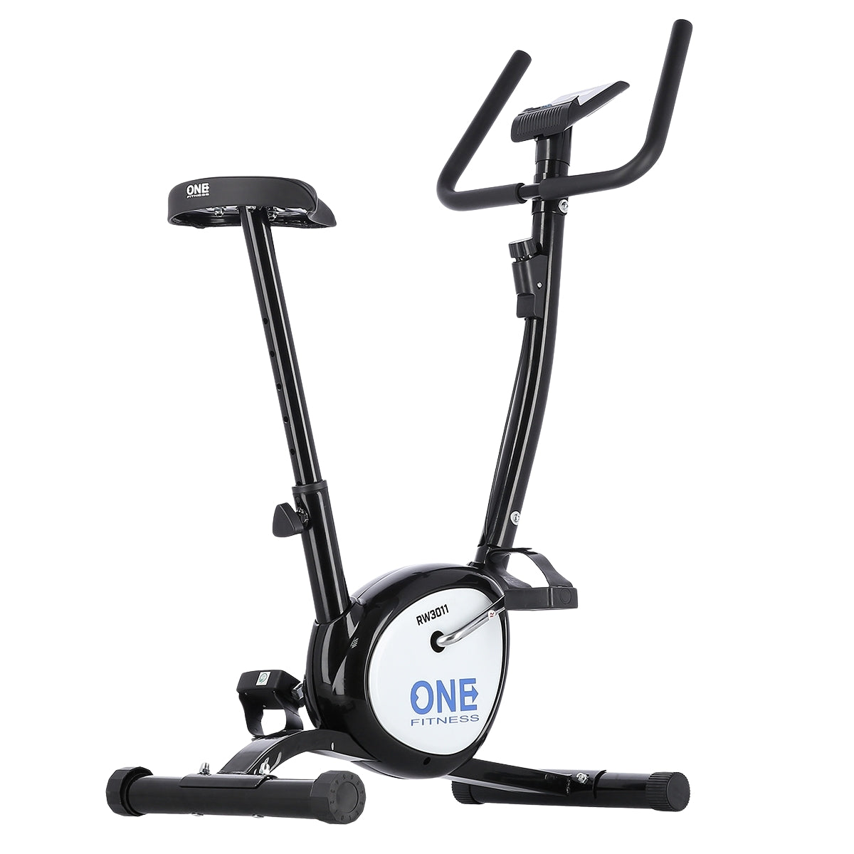 Black Exercise Bike, Adjustable Resistance, Indoor Use