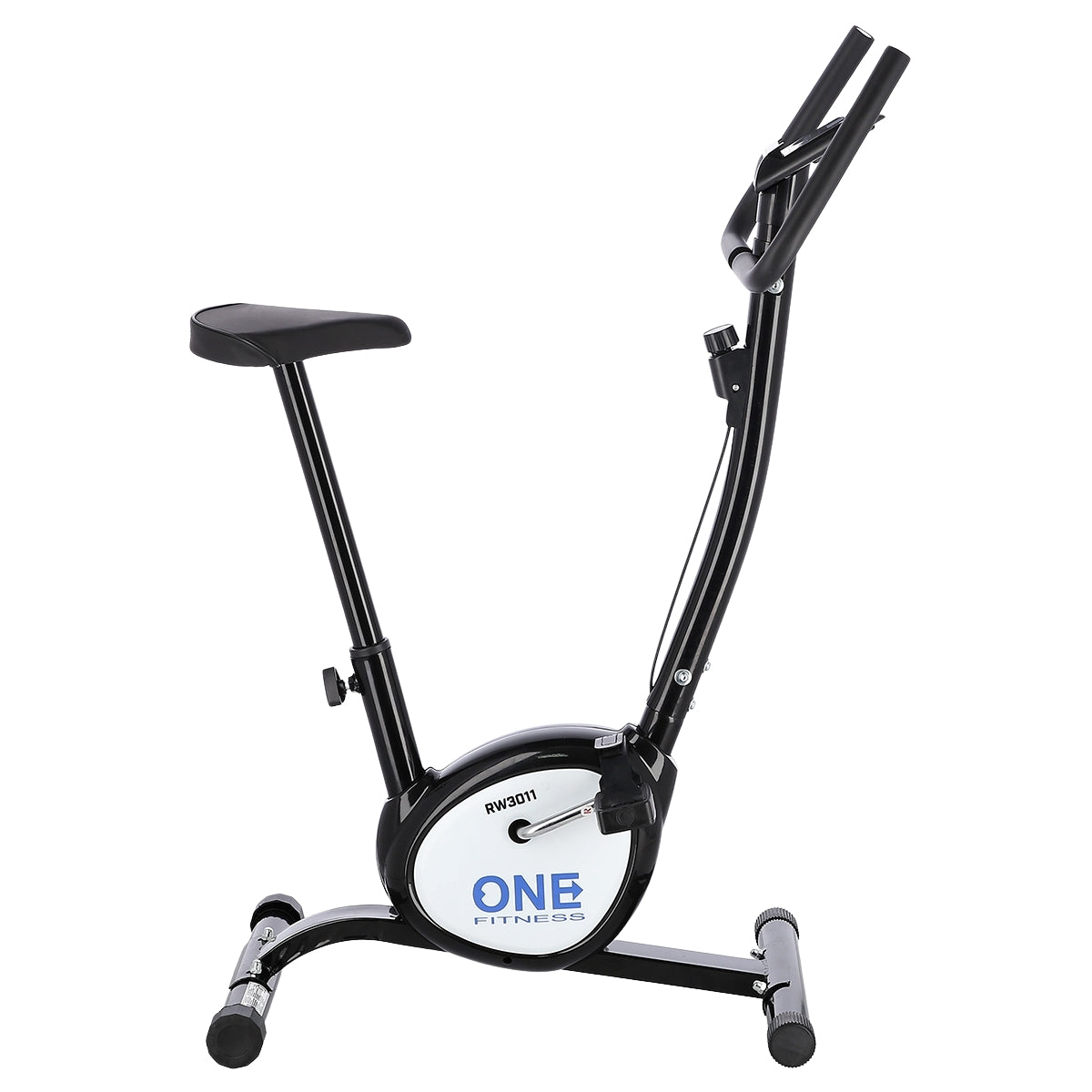 Black Exercise Bike, Adjustable Resistance, Indoor Use
