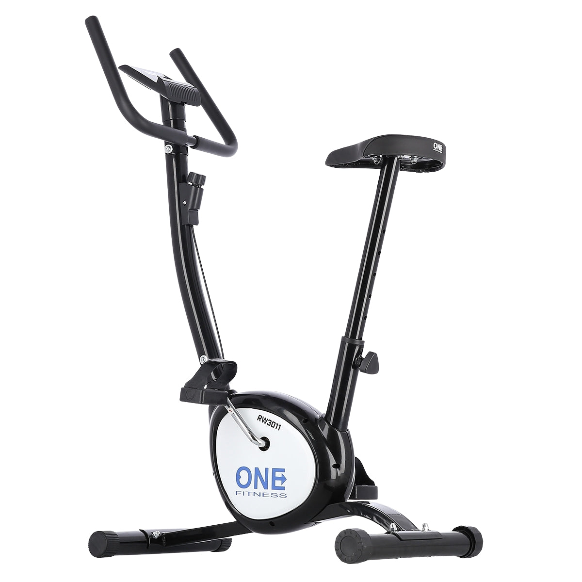 Black Exercise Bike, Adjustable Resistance, Indoor Use