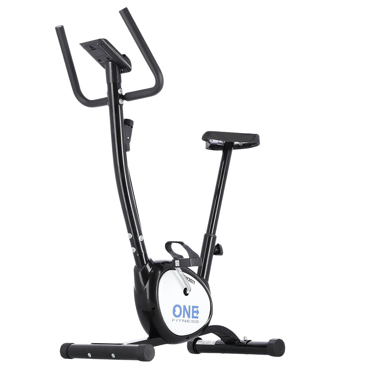 Black Exercise Bike, Adjustable Resistance, Indoor Use