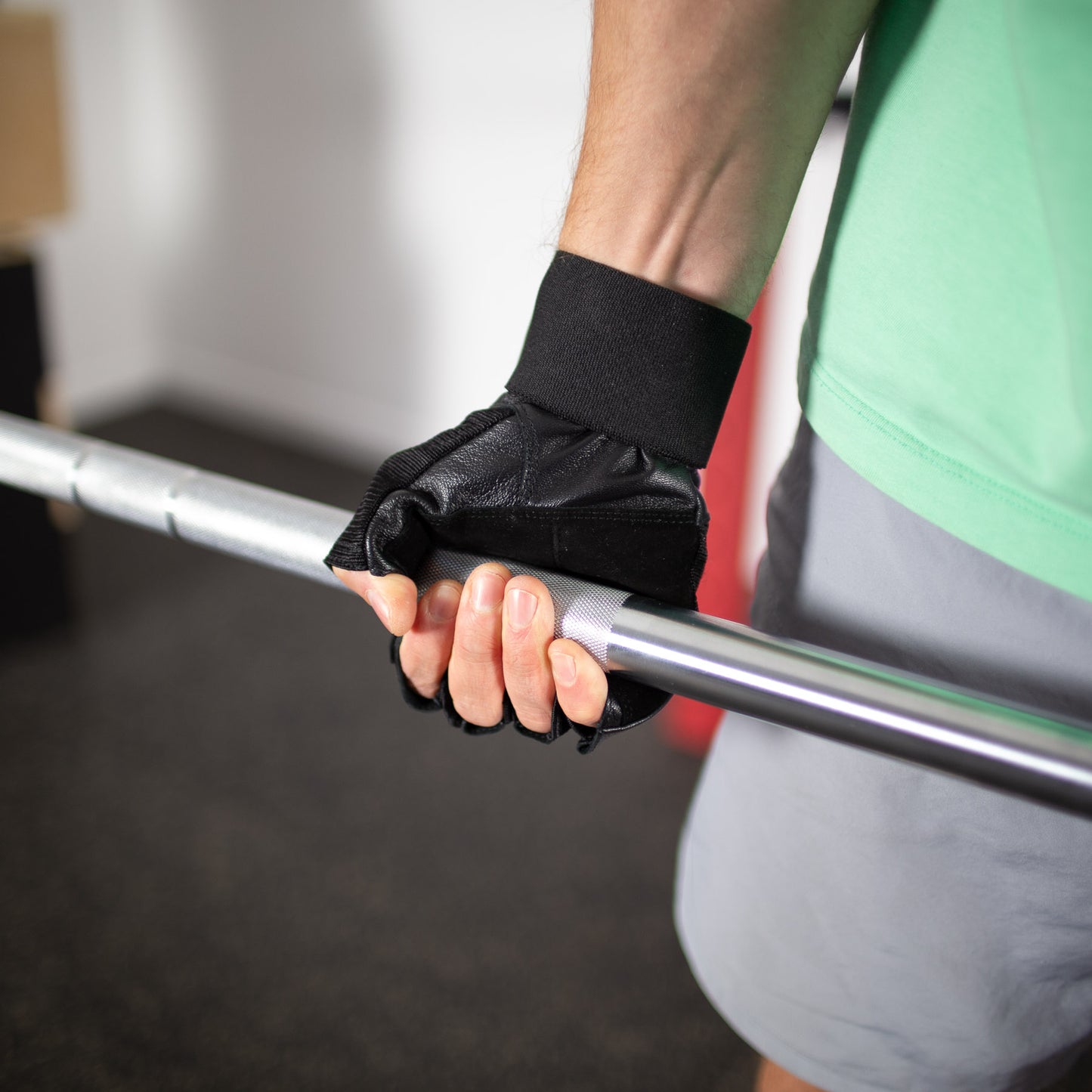 Black Fitness Gloves, L Size