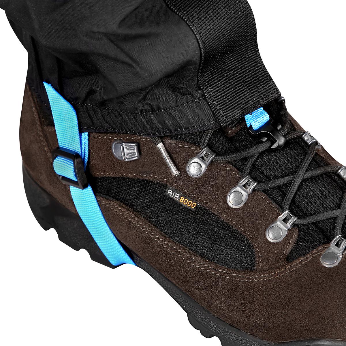 Black Gaiters, Waterproof, Adjustable Size