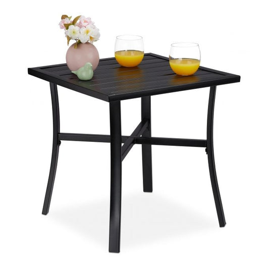 Black Garden Table