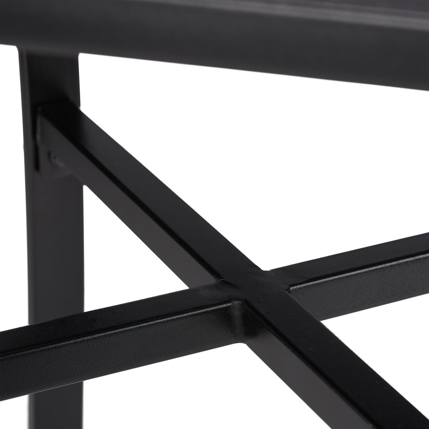 Black Garden Table