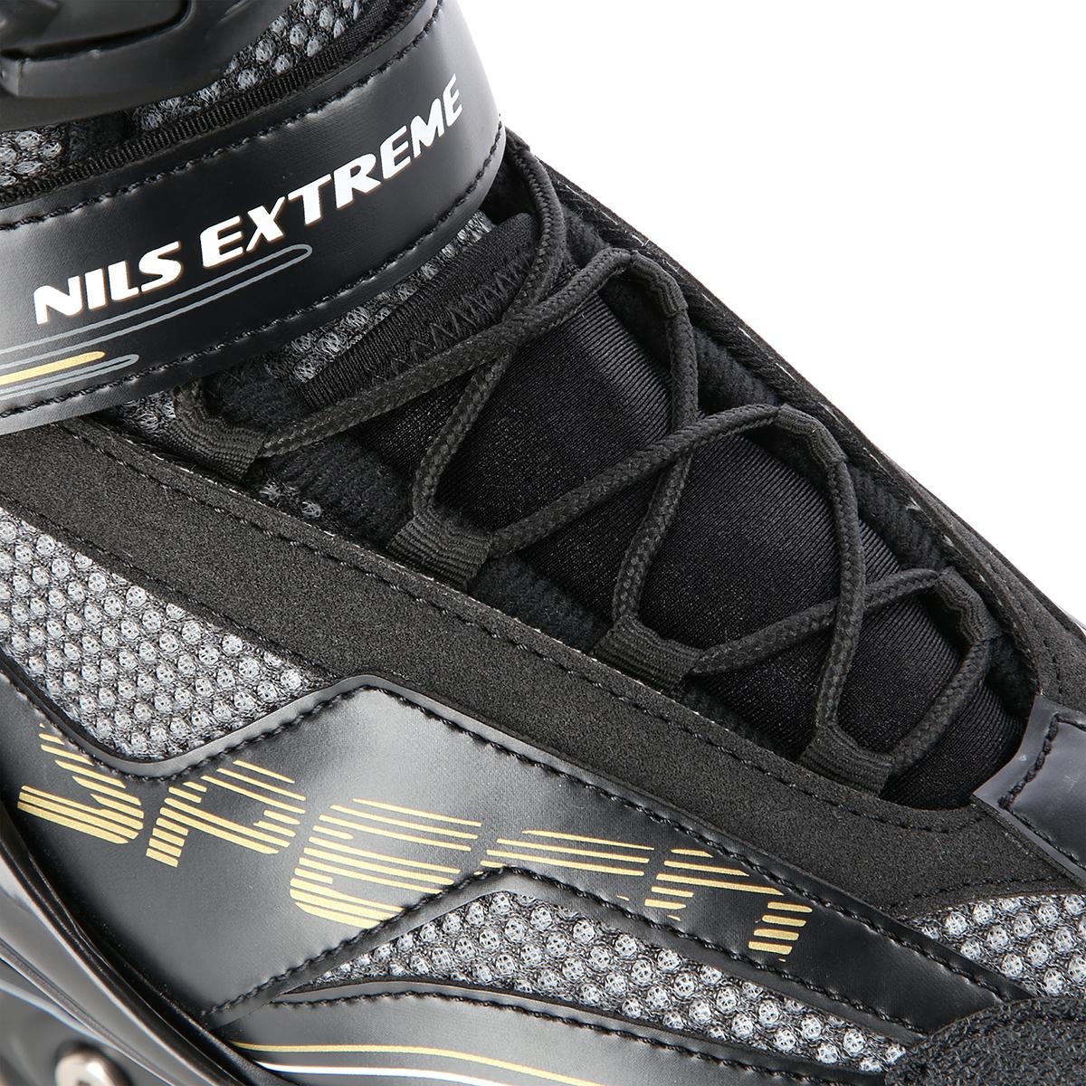 Black-Gold Inline Skates, Size 38