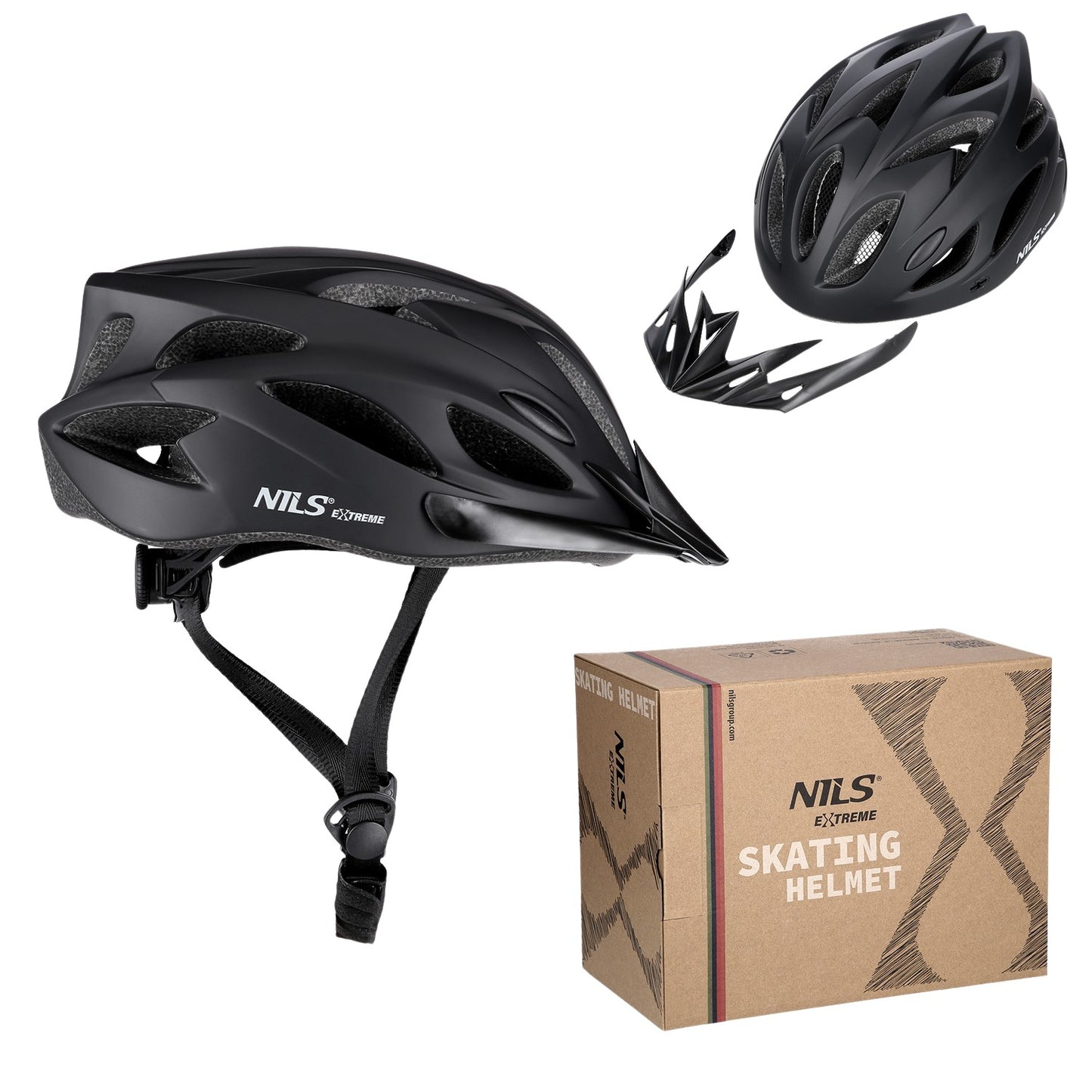 Black Helmet, Size M (51-60cm)