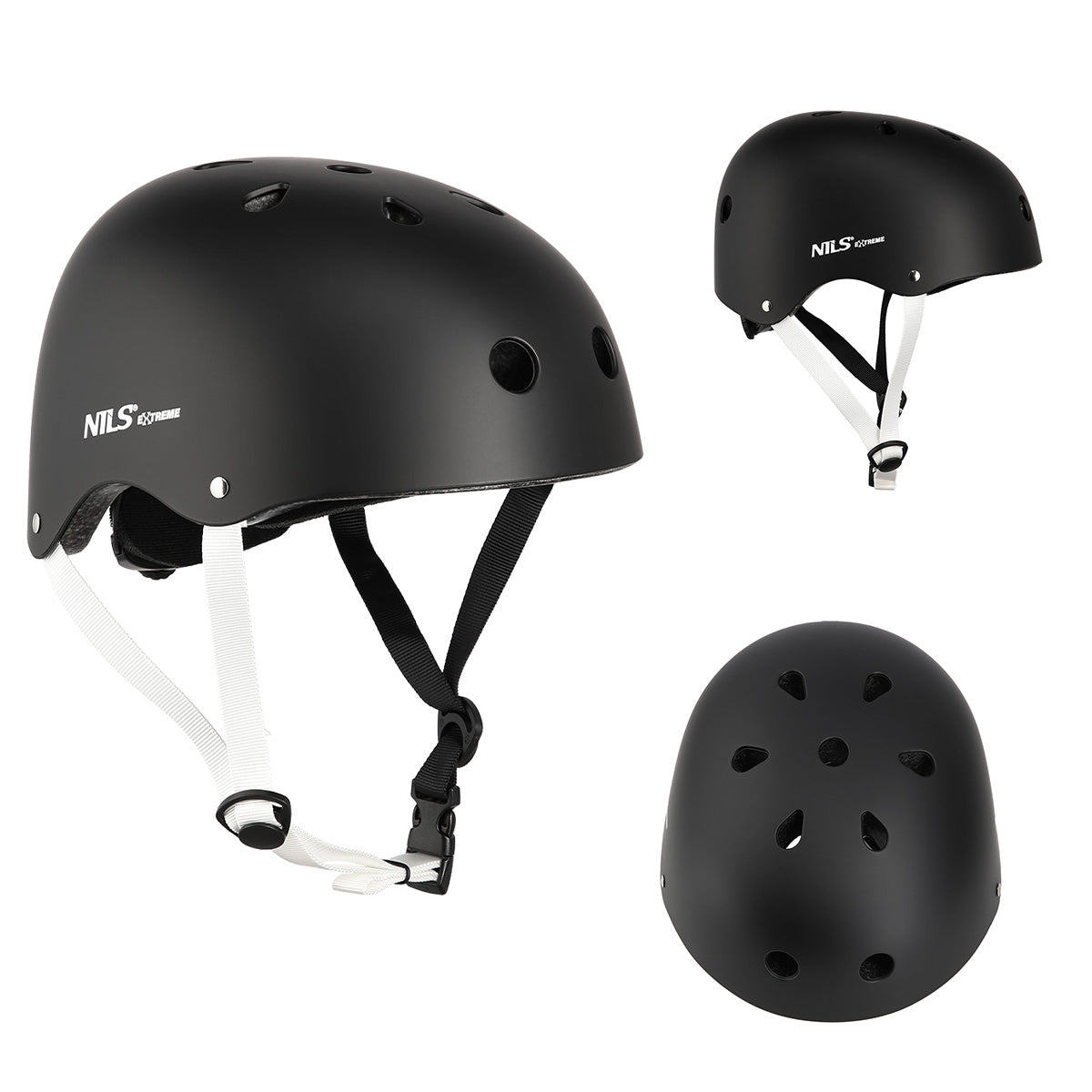 Black Helmet, Size S (52-56cm)