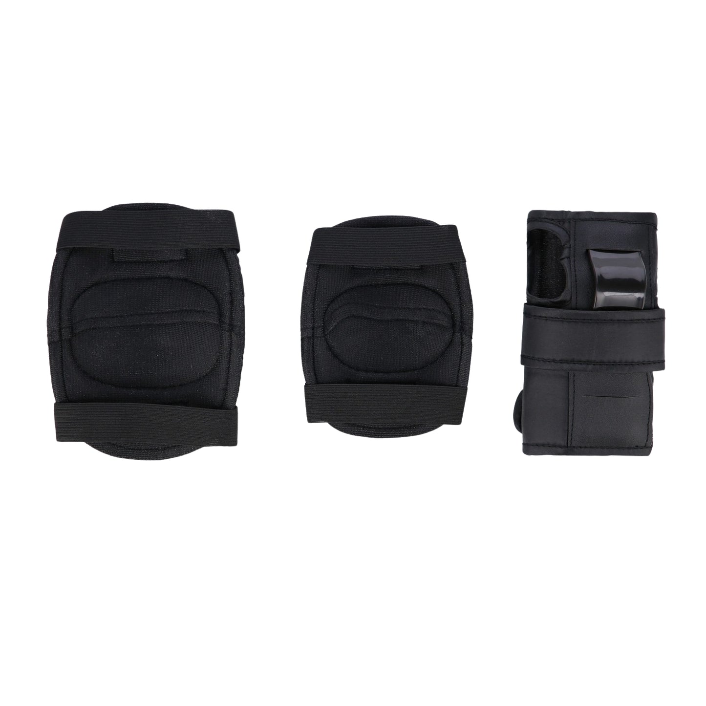 Black Helmet with Protectors Set, Size S