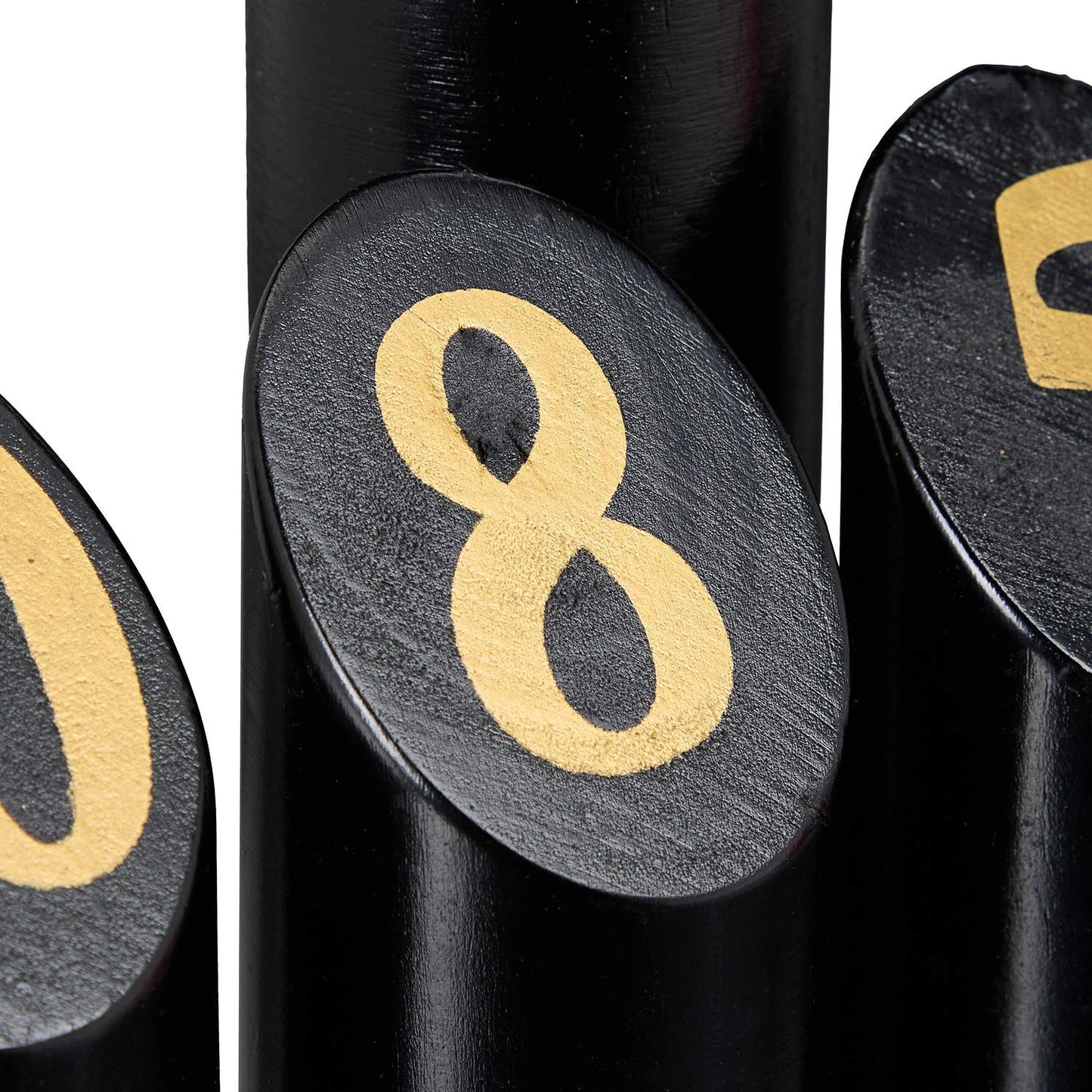 Black Kubb game with bag