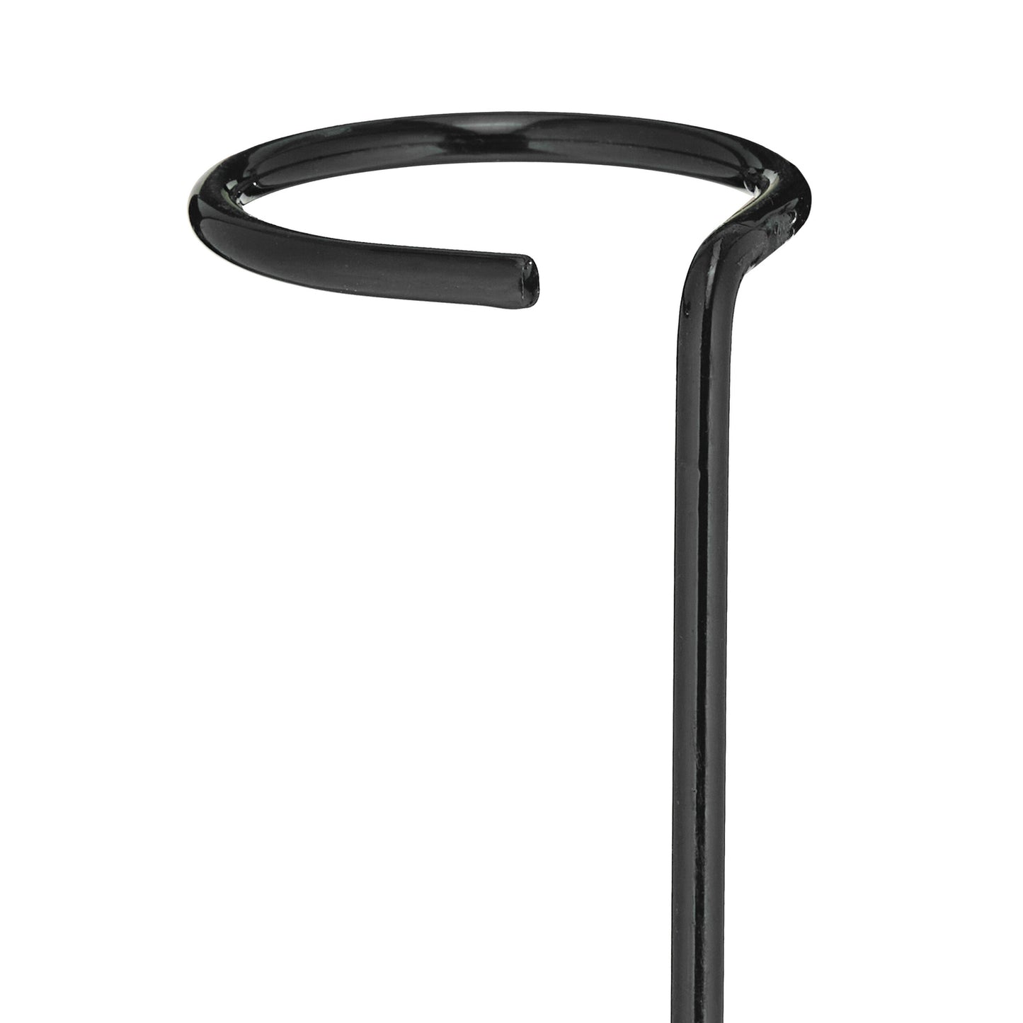 Black Metal Plant Supports, Set of 6, 80cm