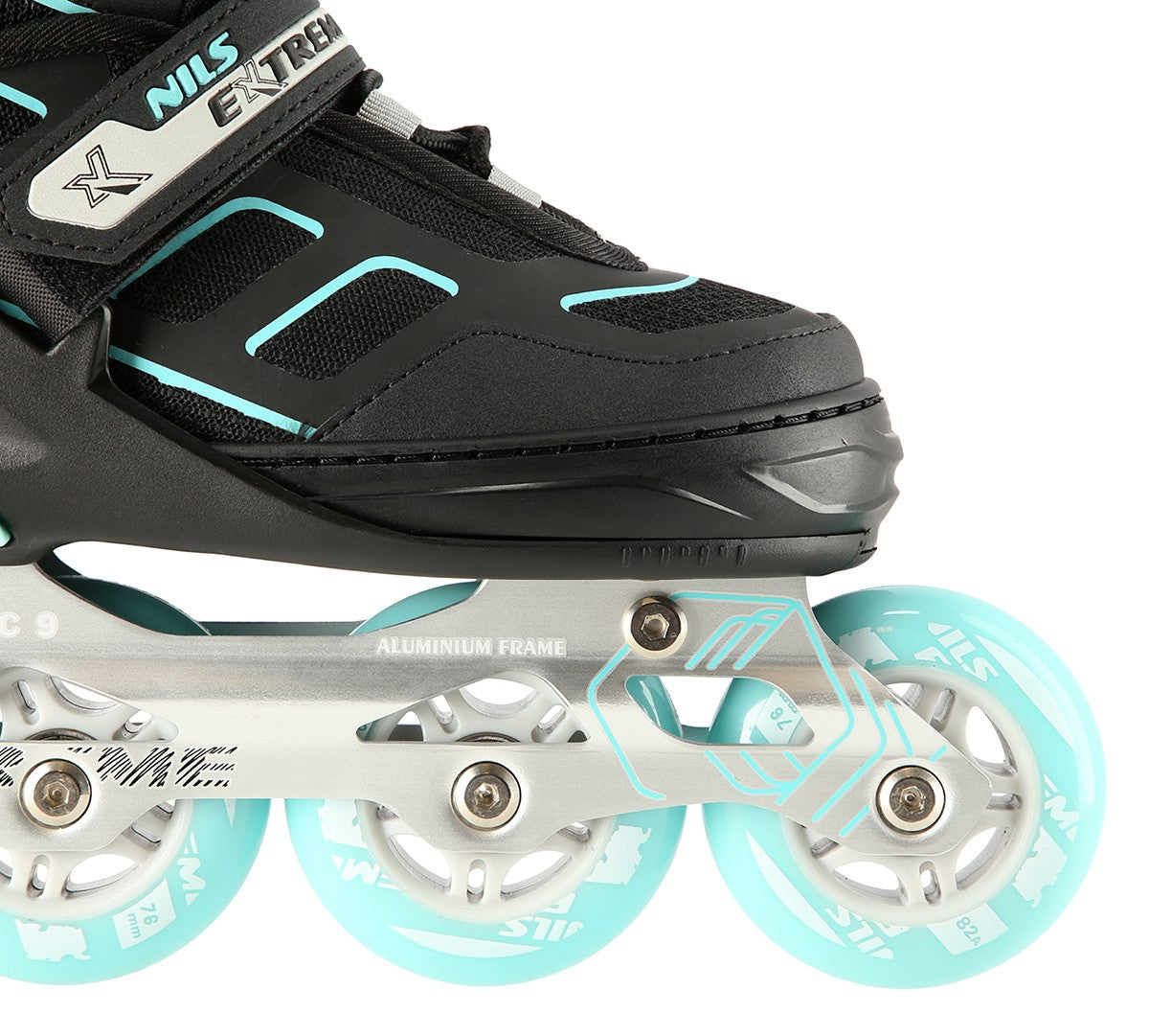 Black-Mint Inline Skates, Size S (31-34)