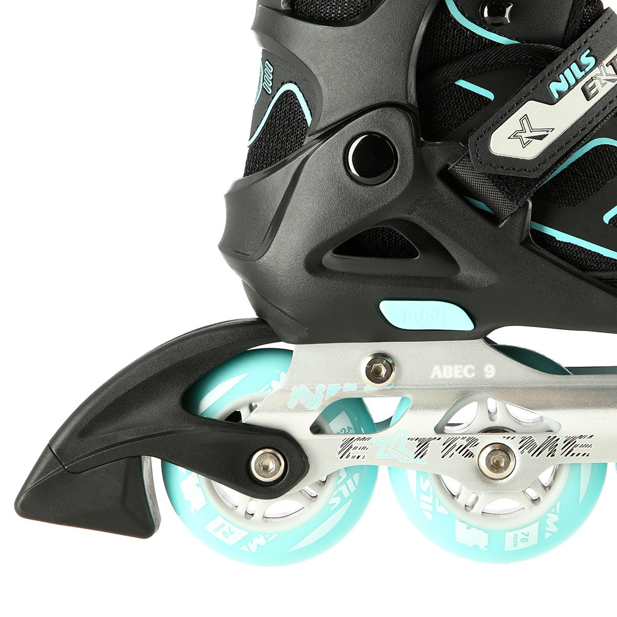 Black-Mint Inline Skates, Size S (31-34)