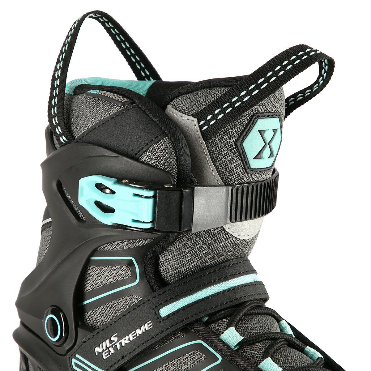 Black-Mint Size 44 Inline Skates, Adjustable