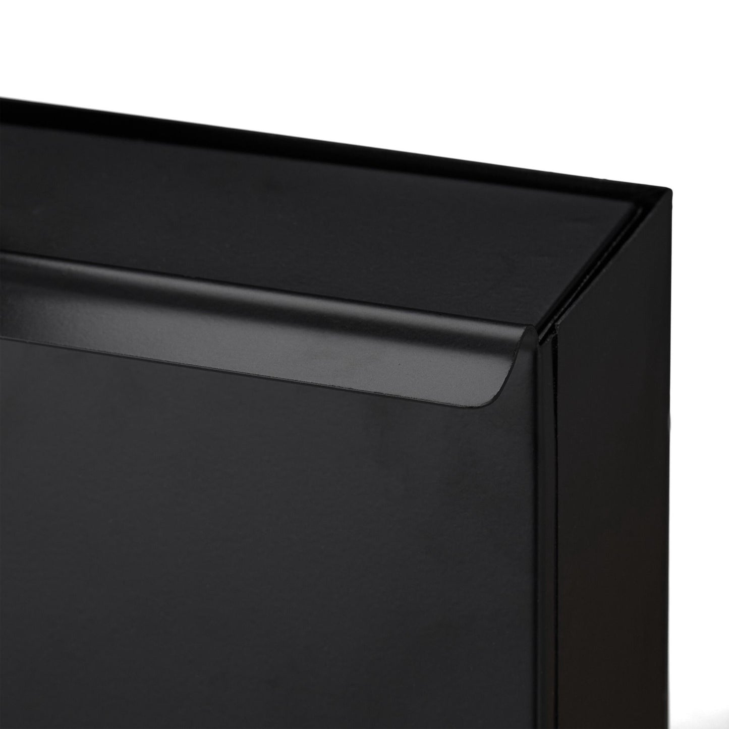 Black Narrow Ash Bucket with a Shovel