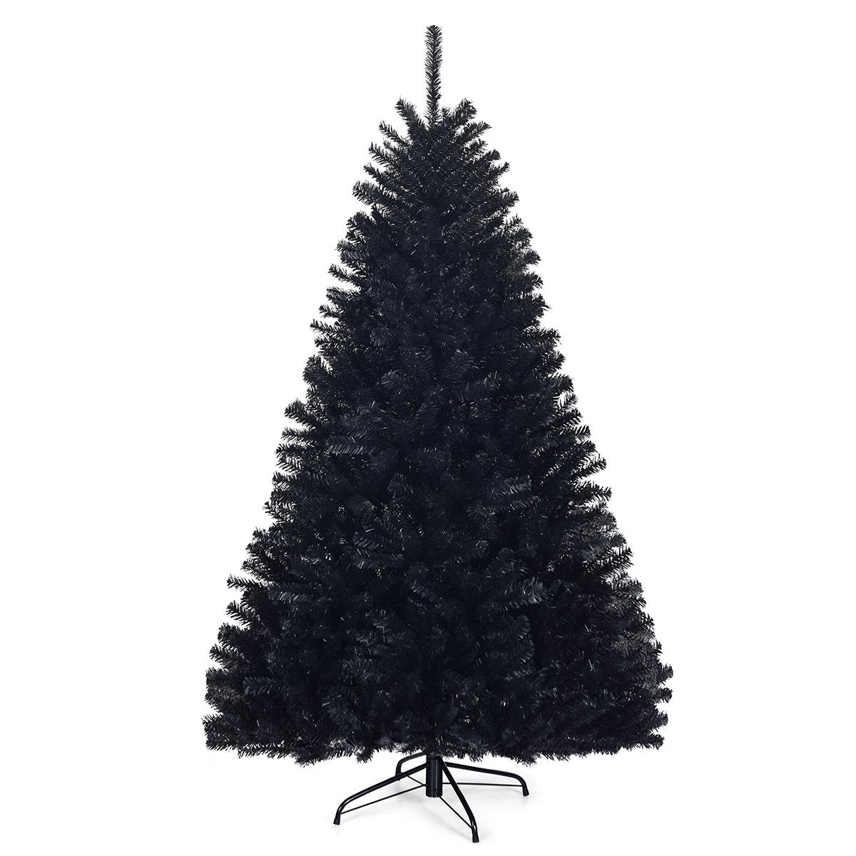 Black PVC Halloween Christmas Tree, 180 cm, Foldable