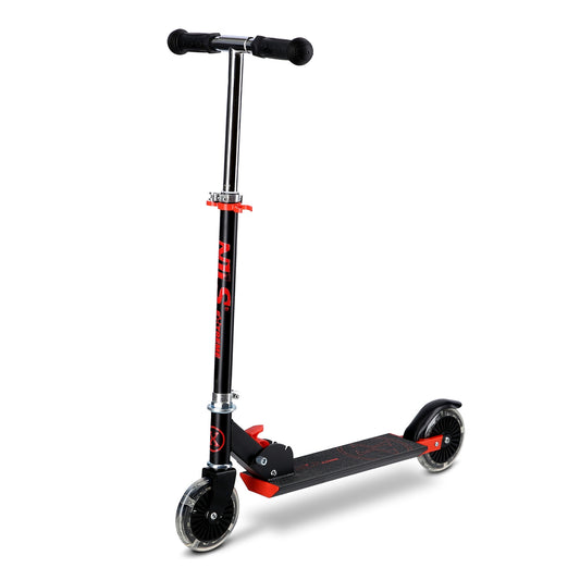 Black-Red Scooter, 120L, Durable Design