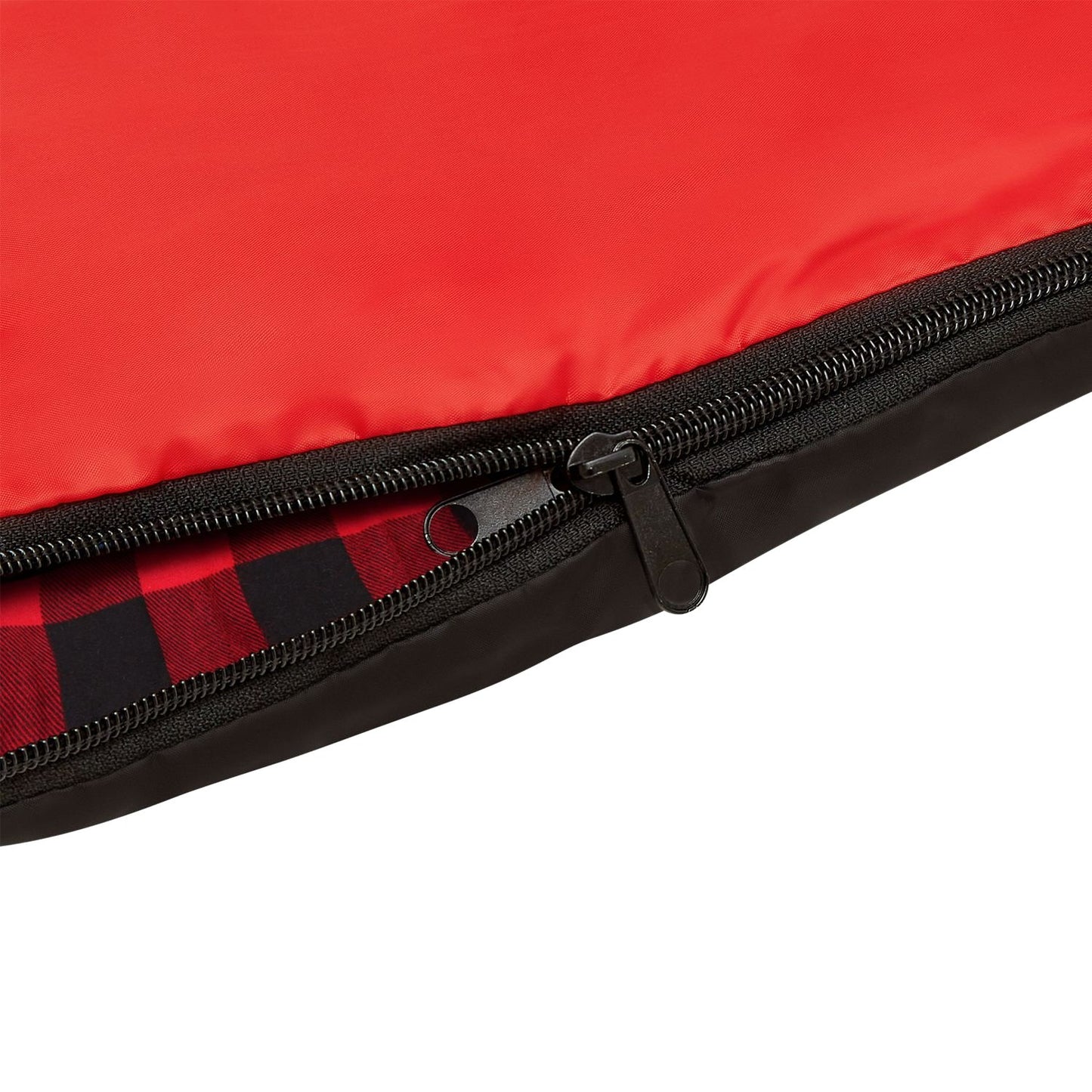 Black-Red Sleeping Bag, Compact, Lightweight