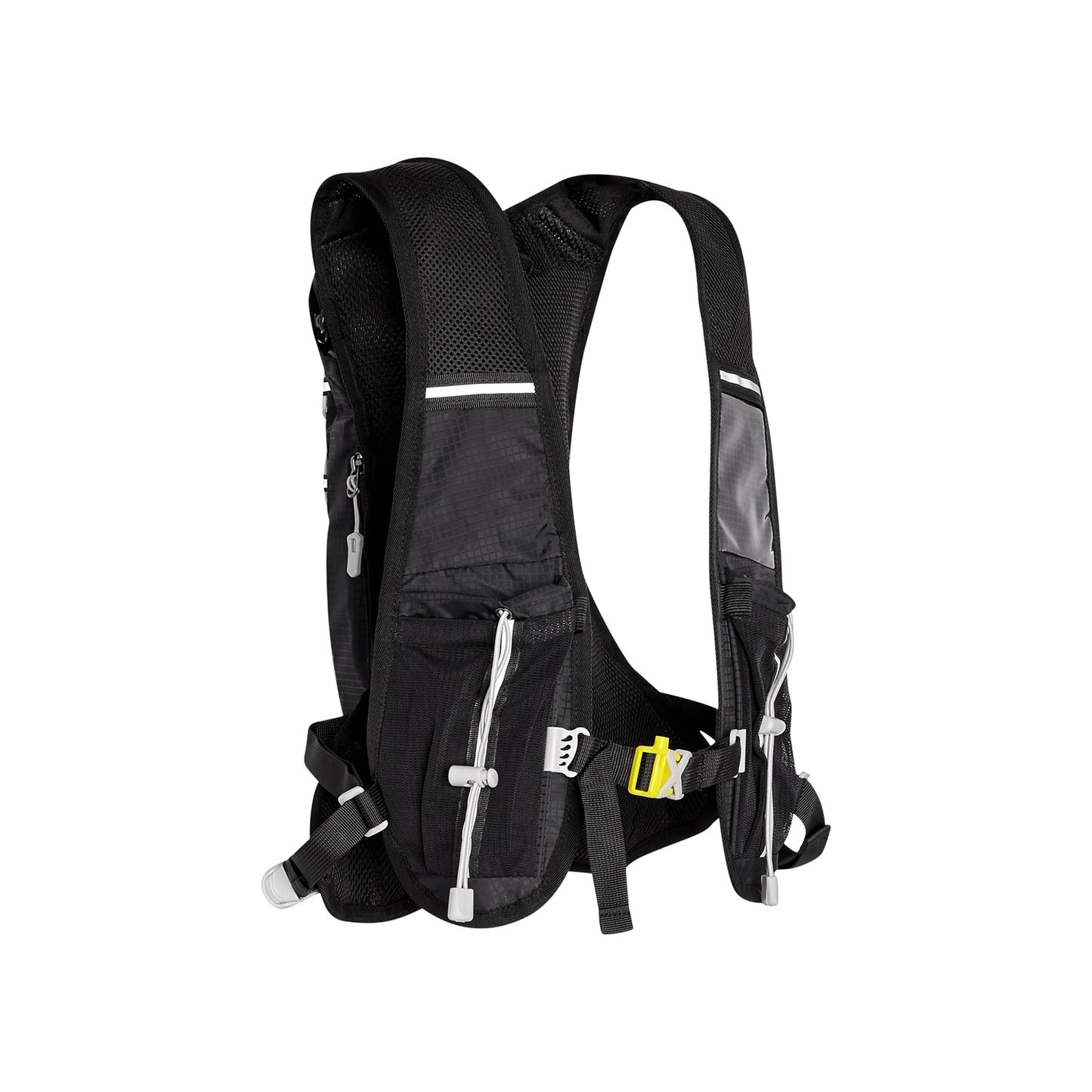 Black Running Backpack, Lightweight, Adjustable Straps