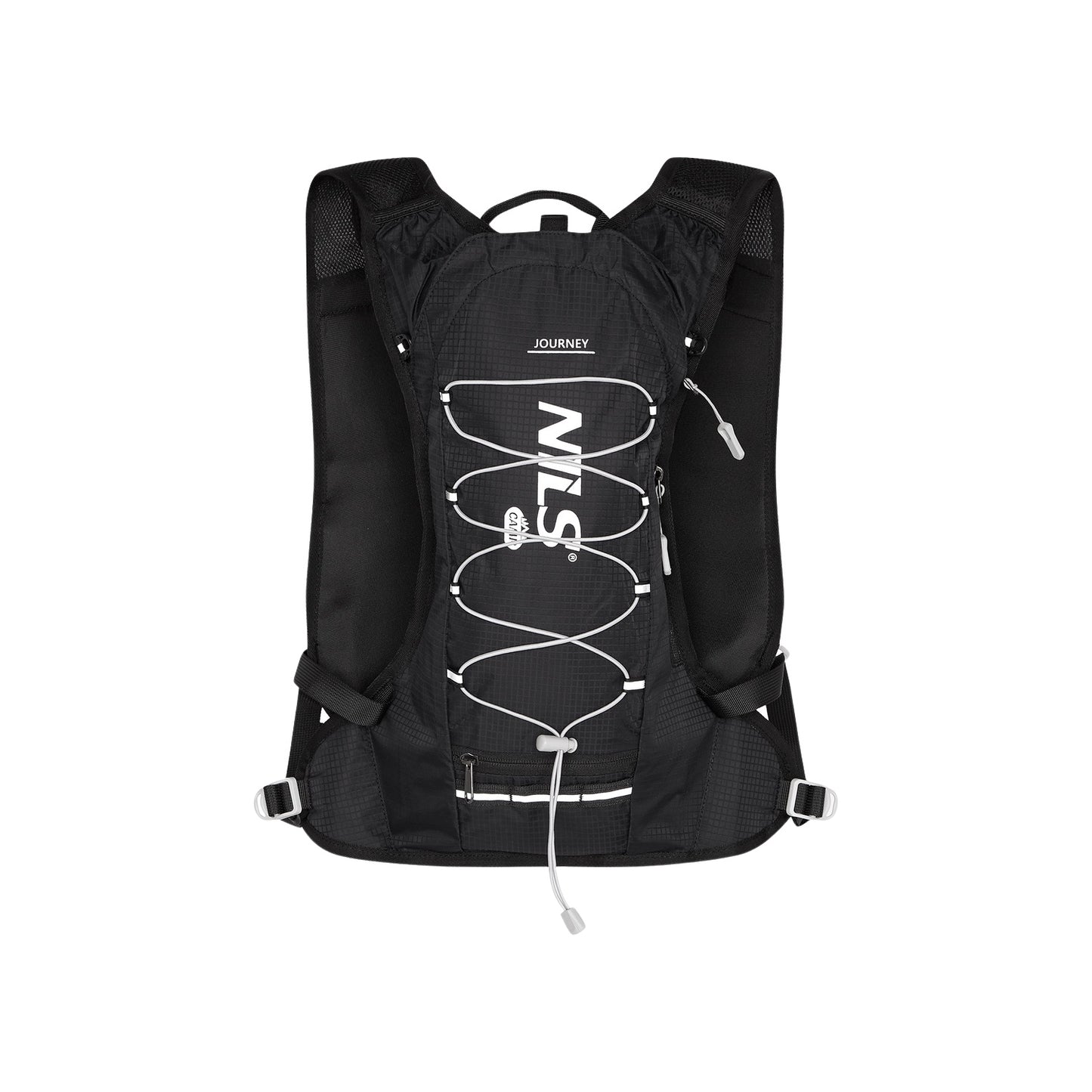 Black Running Backpack, Lightweight, Adjustable Straps
