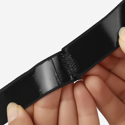 Black Self-Adhesive Velcro Tape, 5m x 5cm