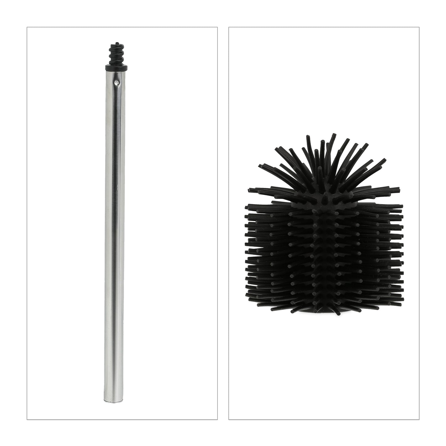 Black Silicone Toilet Brush