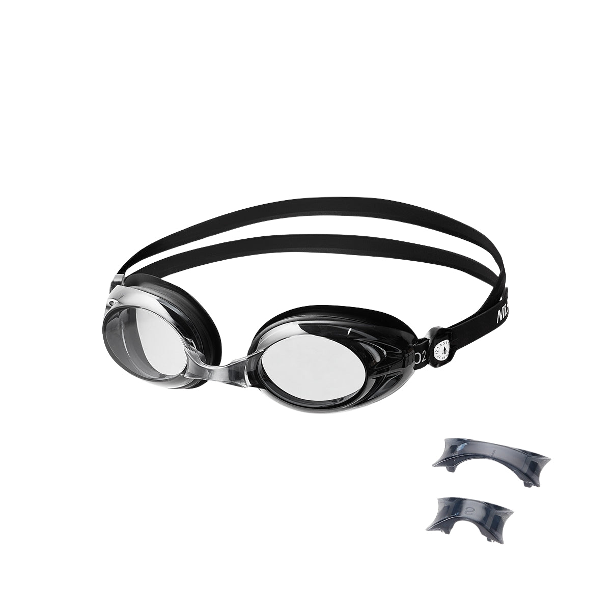 Black Swimming Goggles, Anti-Fog, UV Protection