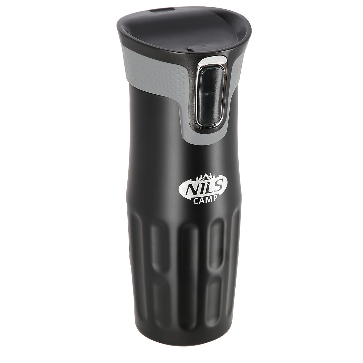 Black Thermal Cup, 500ml, Insulated Stainless Steel