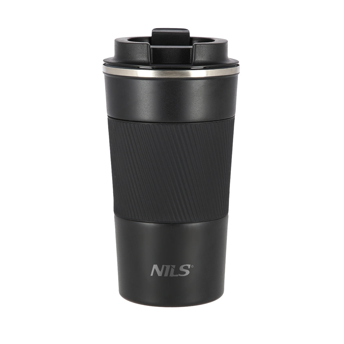 Black Thermal Cup, Insulated Stainless Steel, 9oz