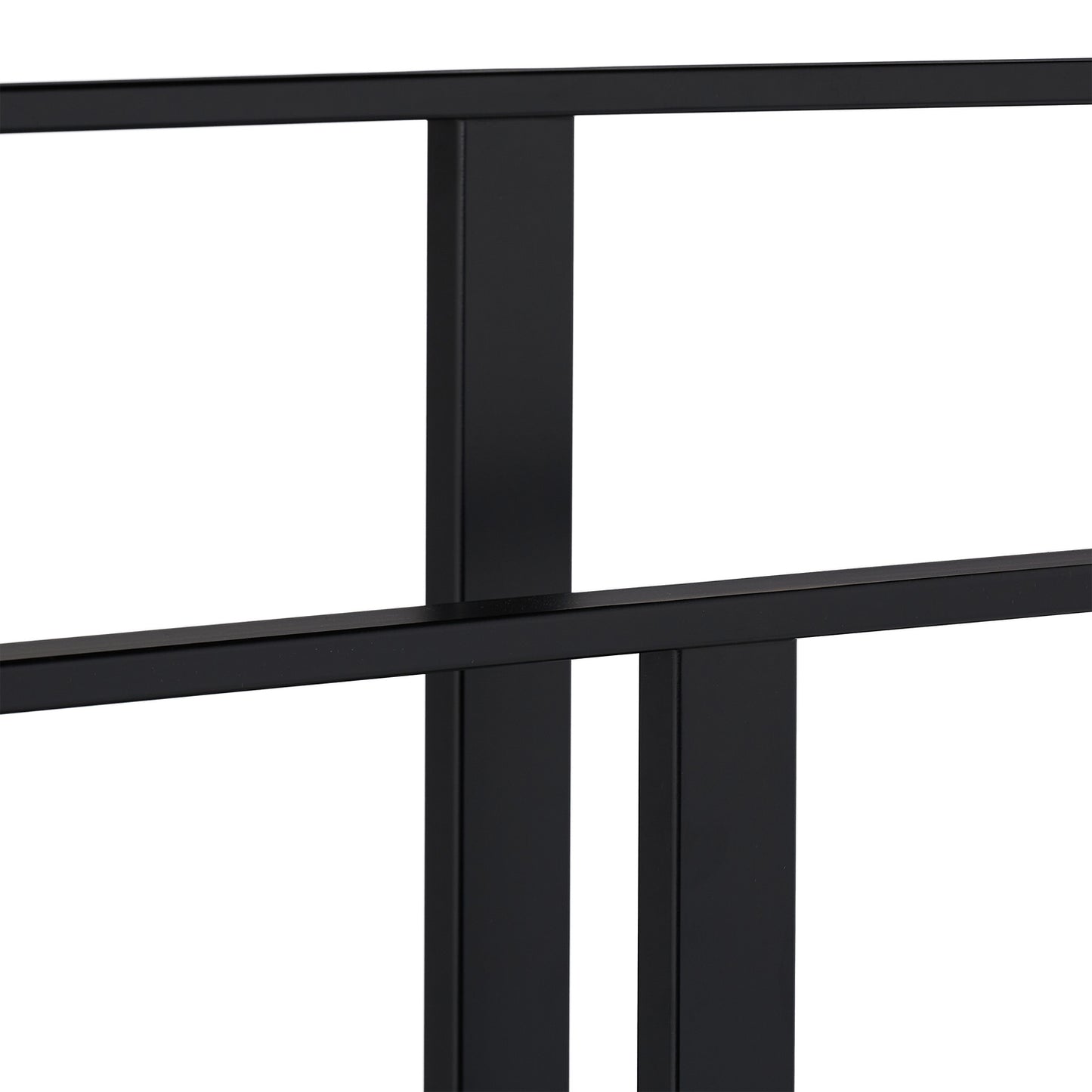 Black Towel Rack with 2 Bars