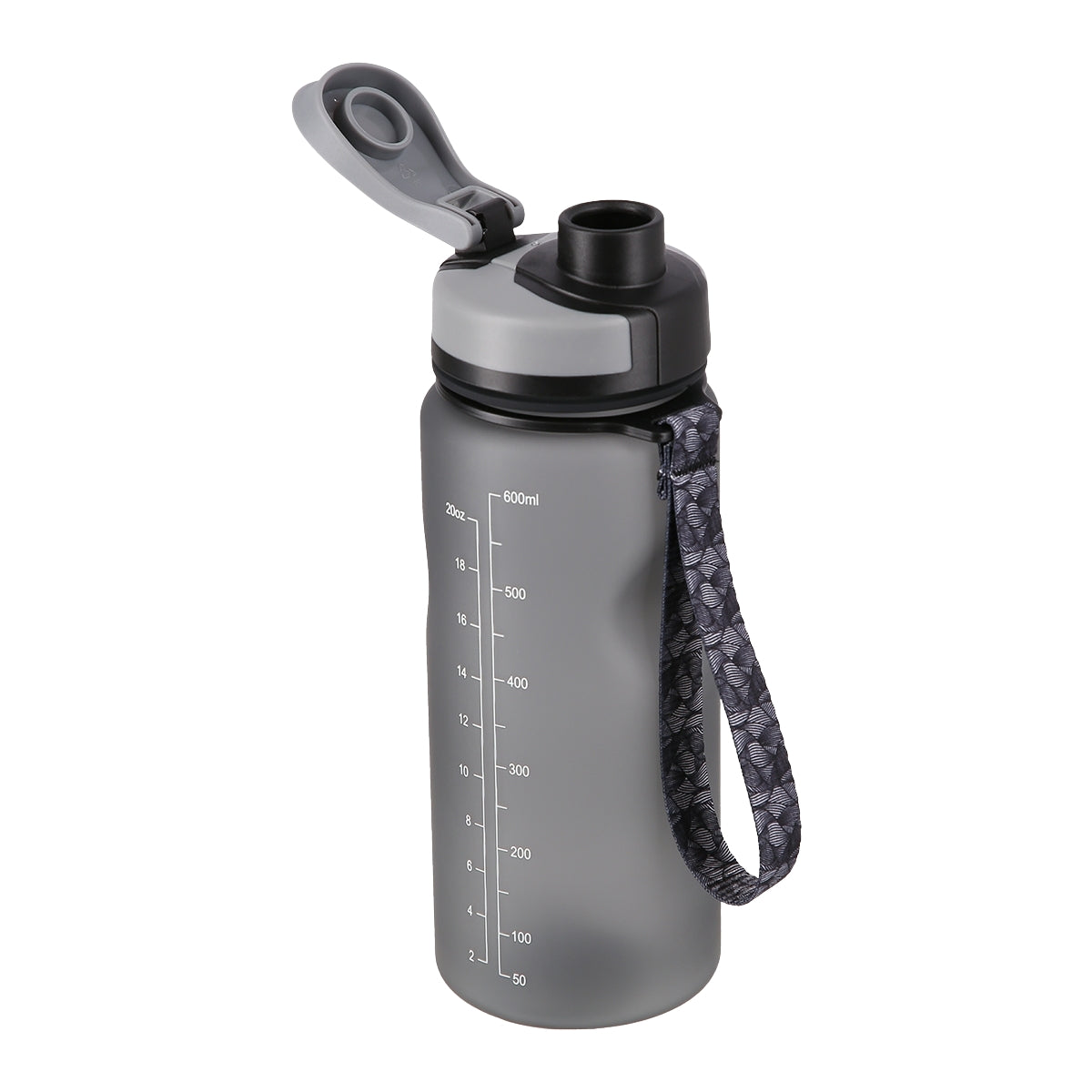 Black Tritan Water Bottle, 740ml Capacity