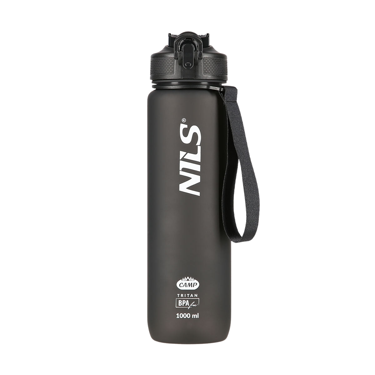 Black Tritan Water Bottle – Durable, BPA-Free, 750ml