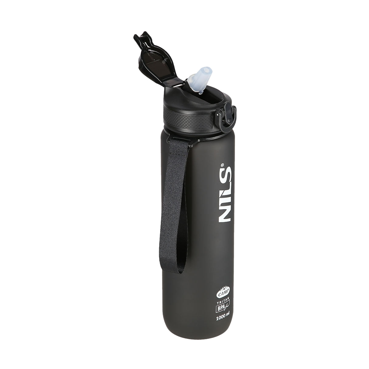 Black Tritan Water Bottle – Durable, BPA-Free, 750ml