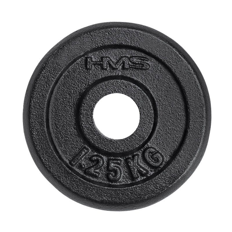 Black Weight Plate 1.25 kg – Durable Fitness Equipment