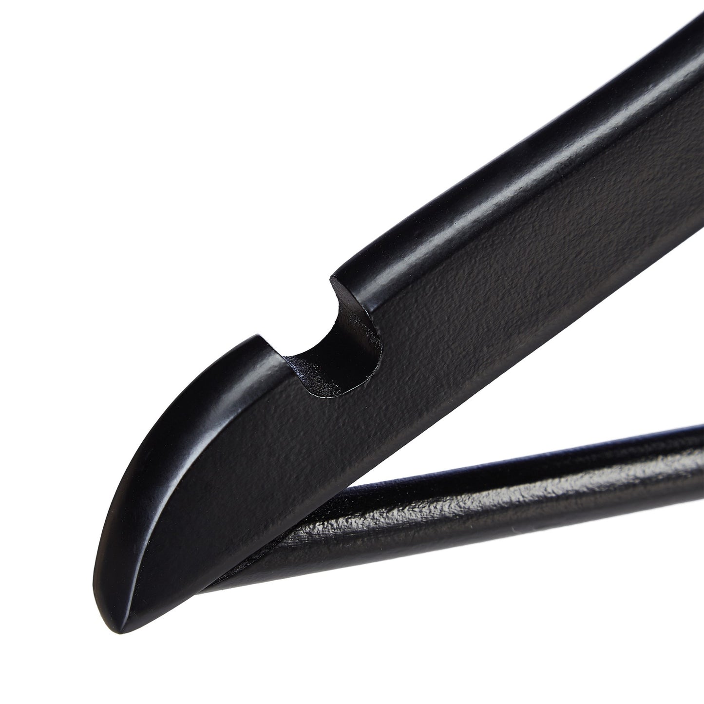 Black Wooden Kids' Coat Hangers