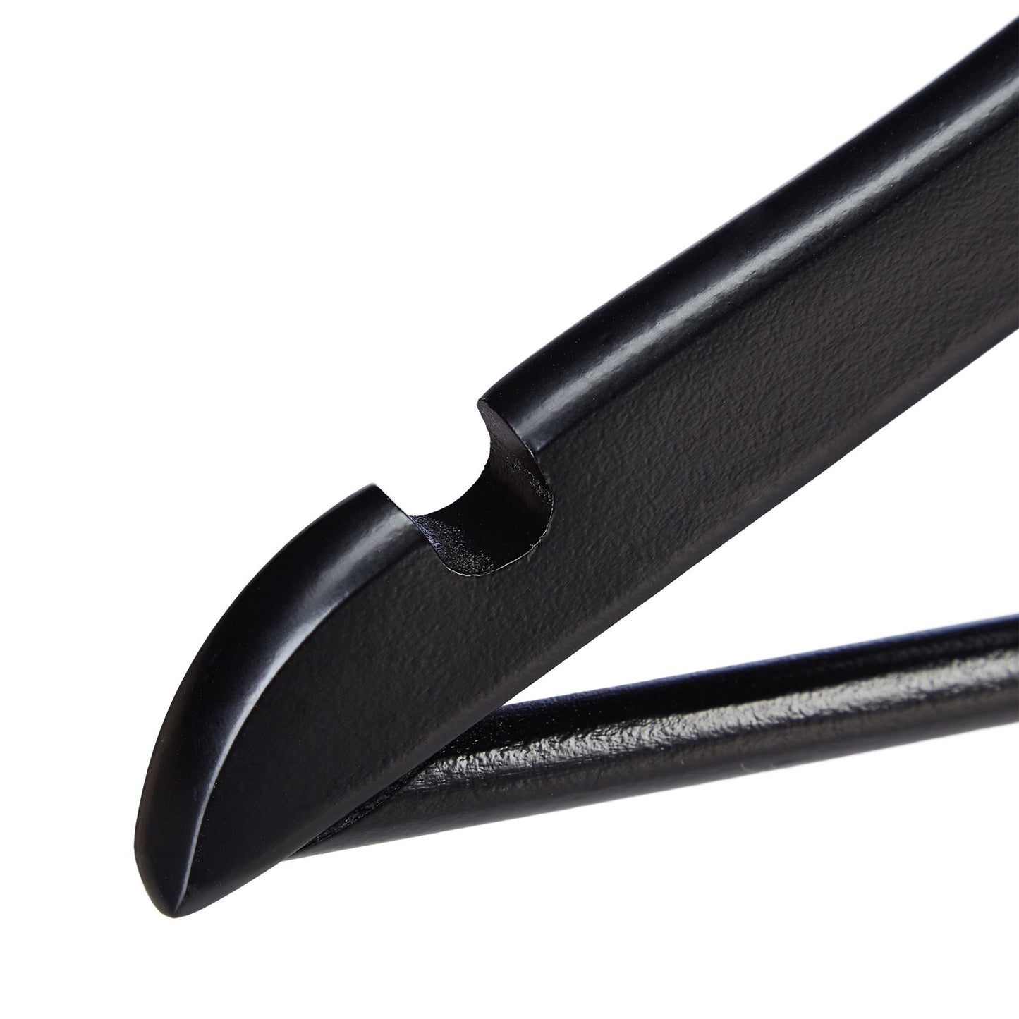 Black Wooden Kids' Coat Hangers