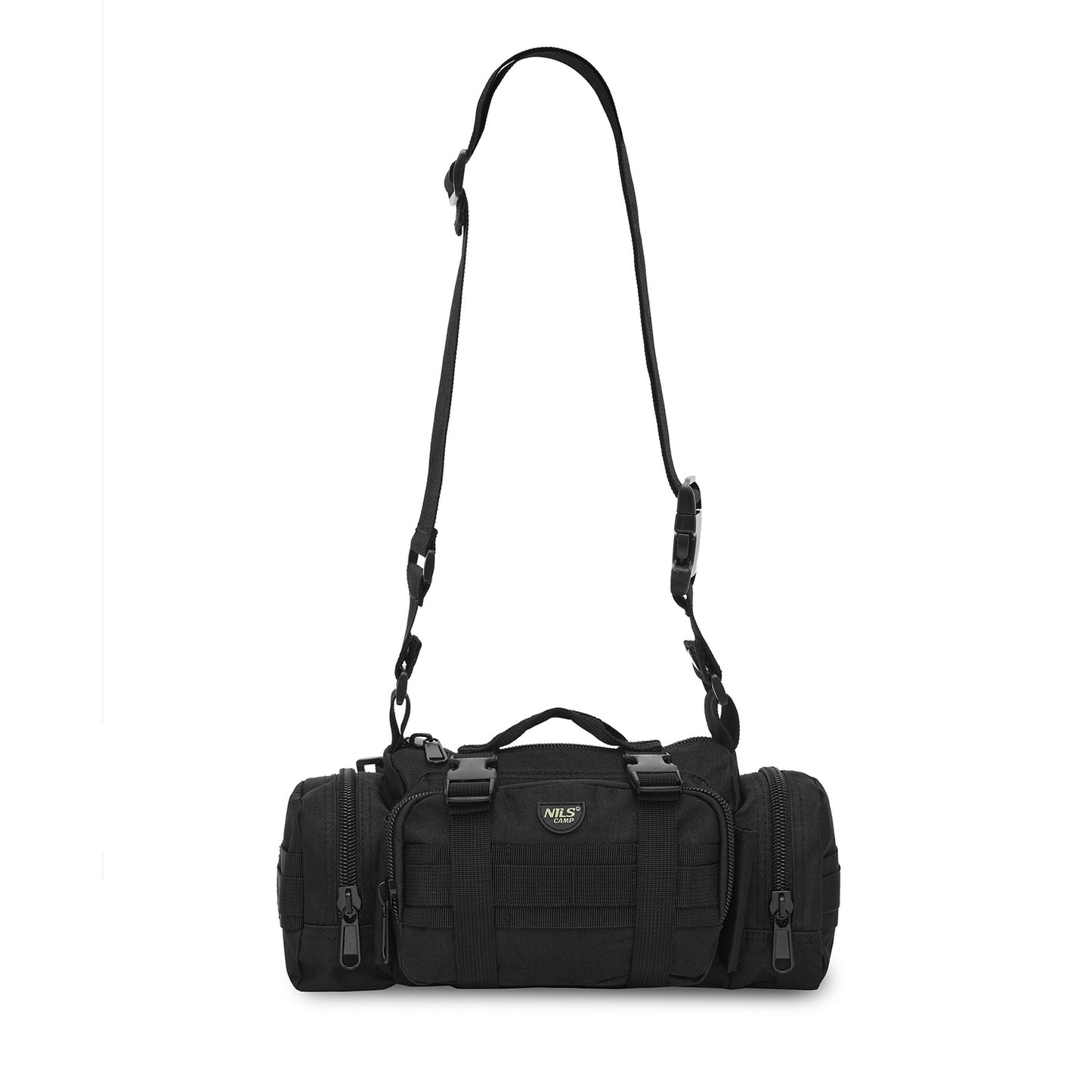 Black XL Hip Bag – Large Capacity, Durable Material