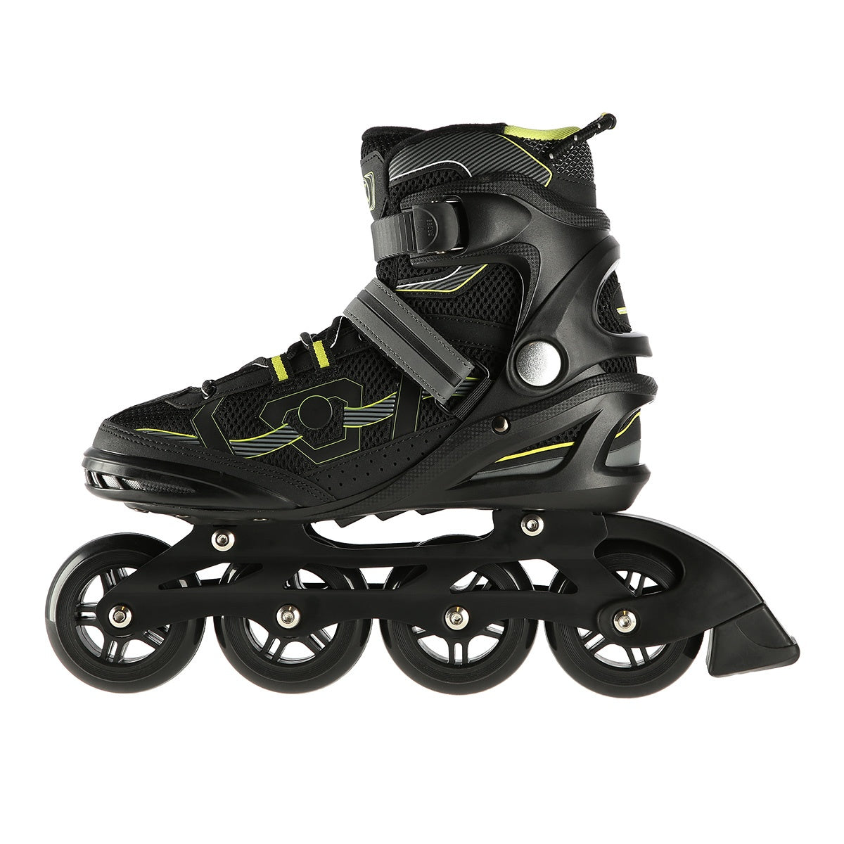 Black-Yellow Size 39 In-Line Skates