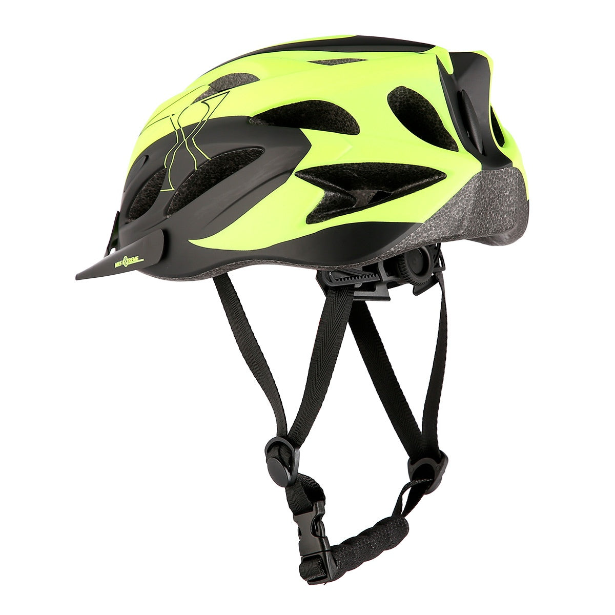 Black-Yellow Size L (55-61cm) Cycling Helmet