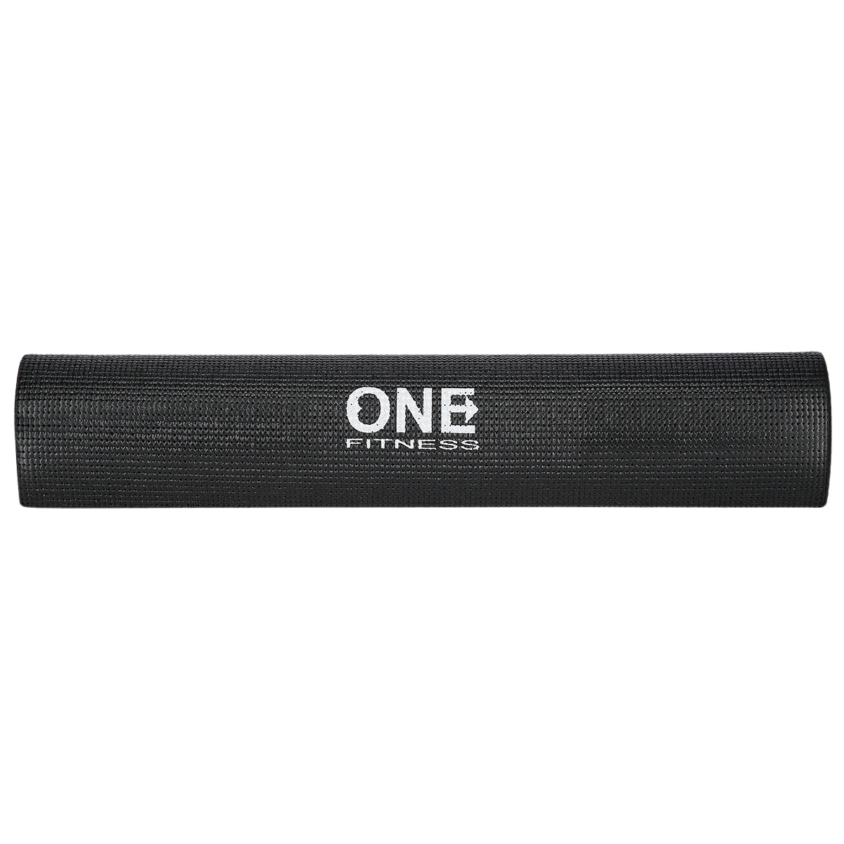 Black Yoga Mat, Non-Slip, 6mm Thickness