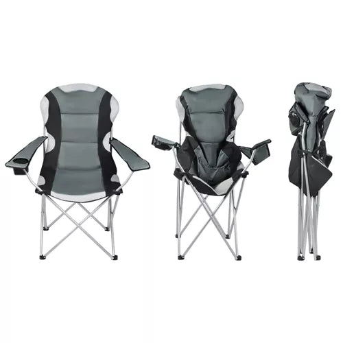 Black and gray fishing chair 23674